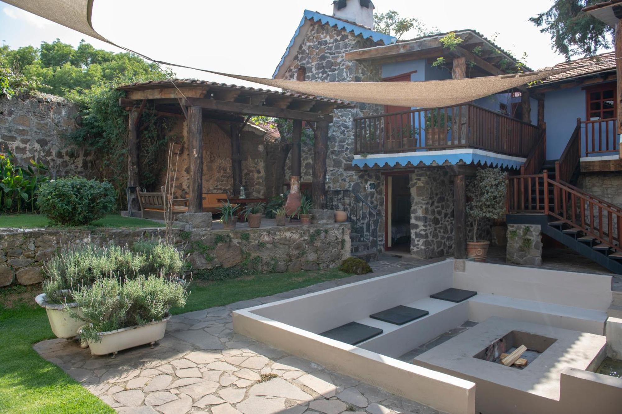 Hotel La Casa Azul Huasca & Restaurante La Terraza Huasca de Ocampo Exteriér fotografie